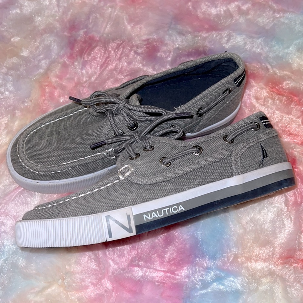 Boys Nautica boat shoes